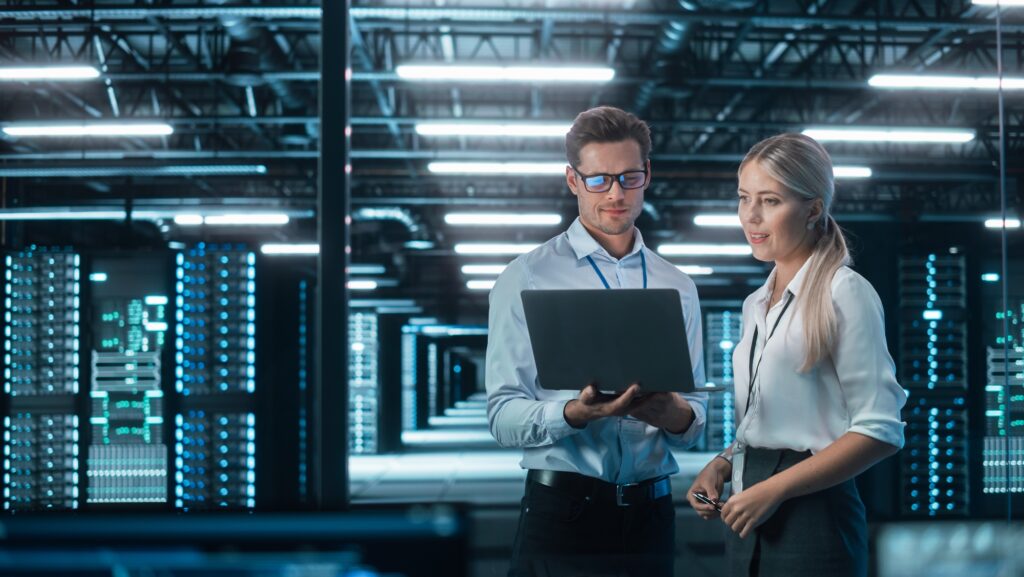 In the System Control Room Project Manager and IT Technical Engineer
